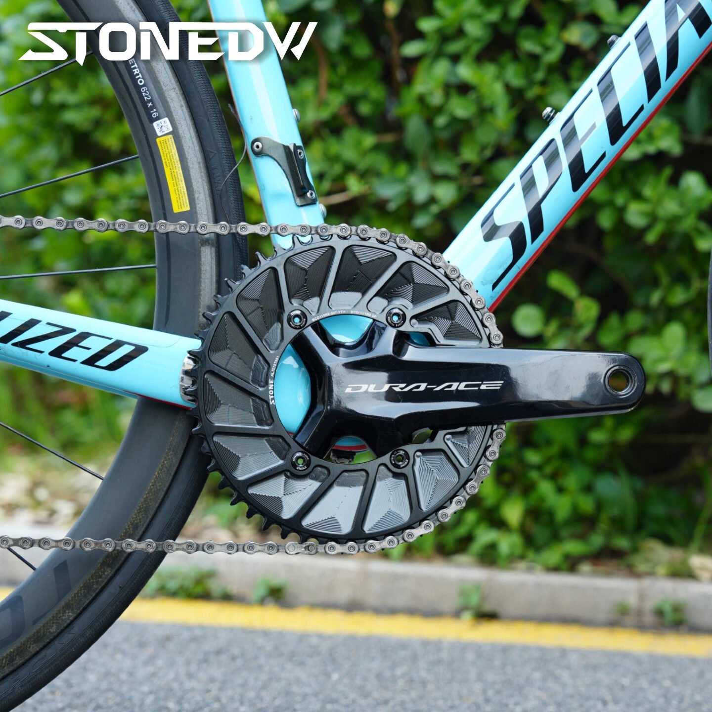 Stone ラウンドチェーンリング 110 BCD シマノ 105 R7100 UT R8100 DA