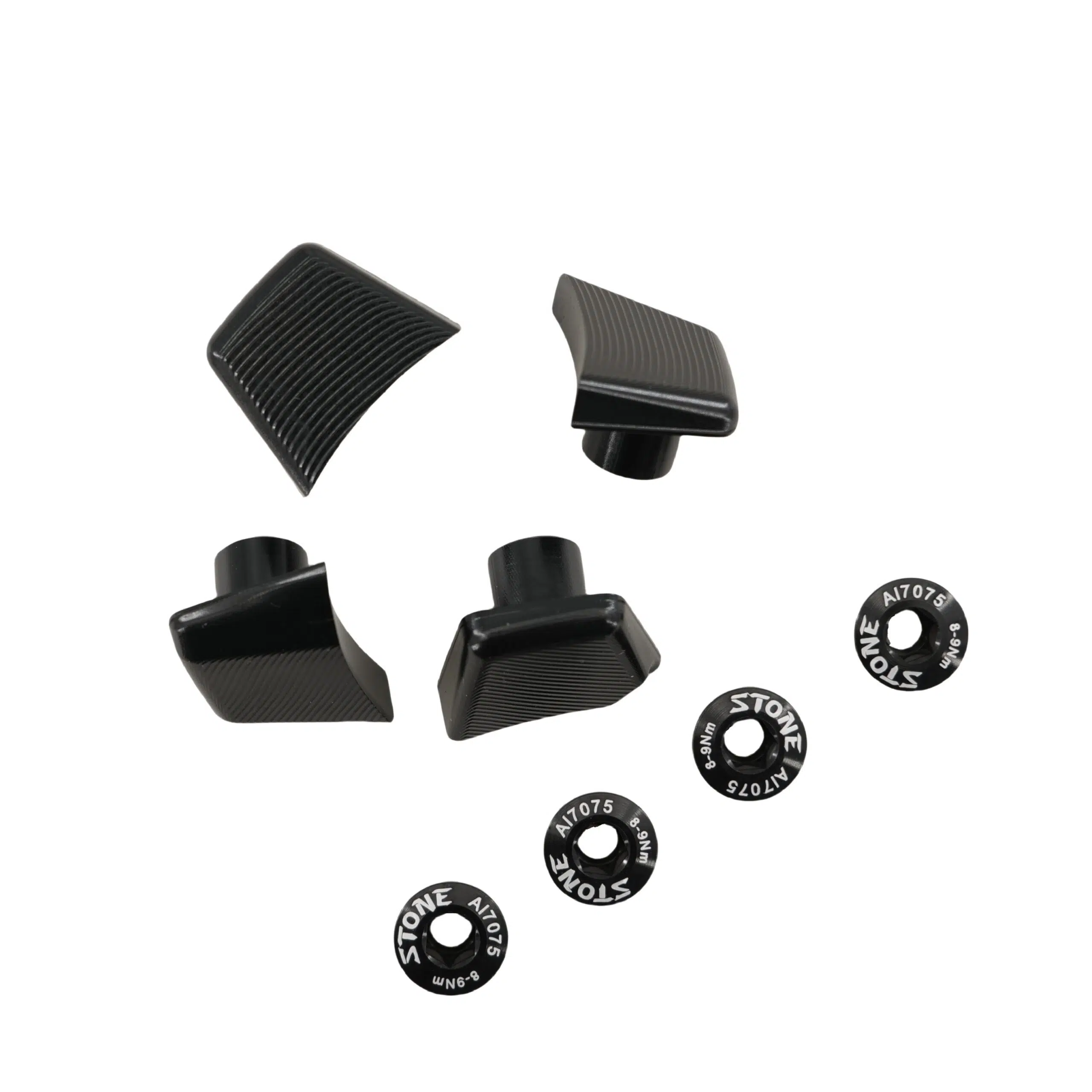 STONE Chainring Decoration Bolts Covers for SRAM Force 107BCD 12-Speed Crankset Road Bike Decor Caps for Force Double Chainrings Only