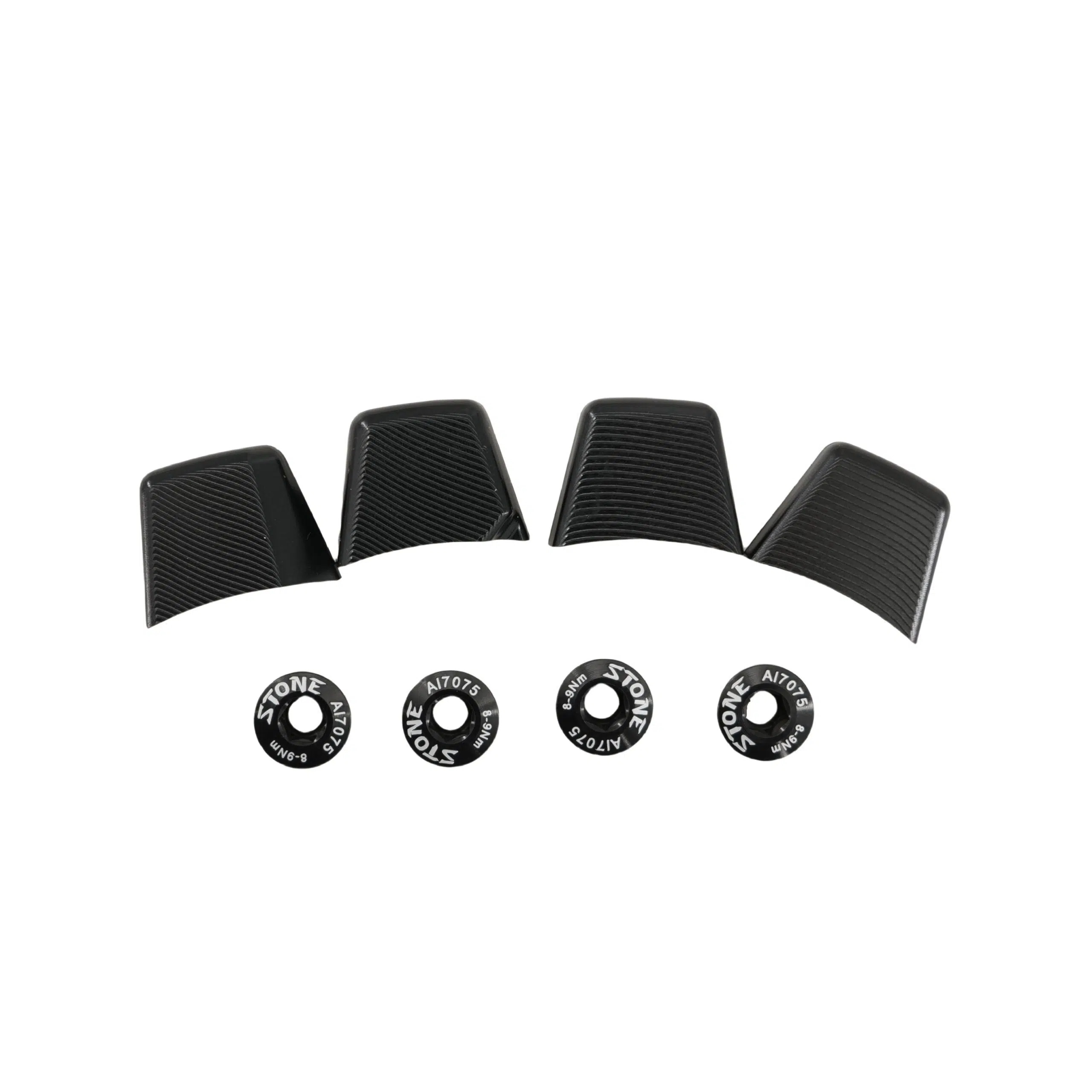 STONE Chainring Decoration Bolts Covers for SRAM Force 107BCD 12-Speed Crankset Road Bike Decor Caps for Force Double Chainrings Only