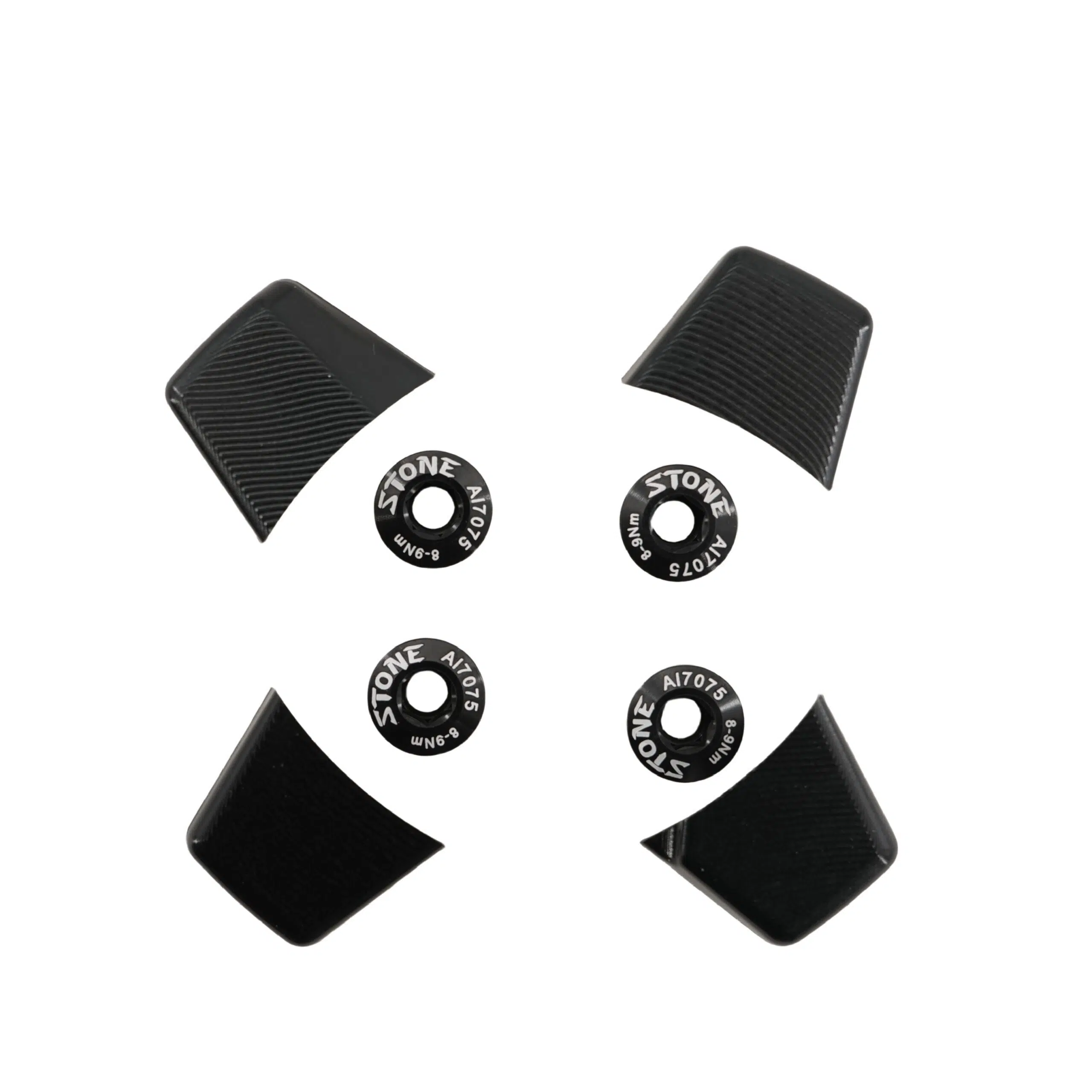 STONE Chainring Decoration Bolts Covers for SRAM Force 107BCD 12-Speed Crankset Road Bike Decor Caps for Force Double Chainrings Only