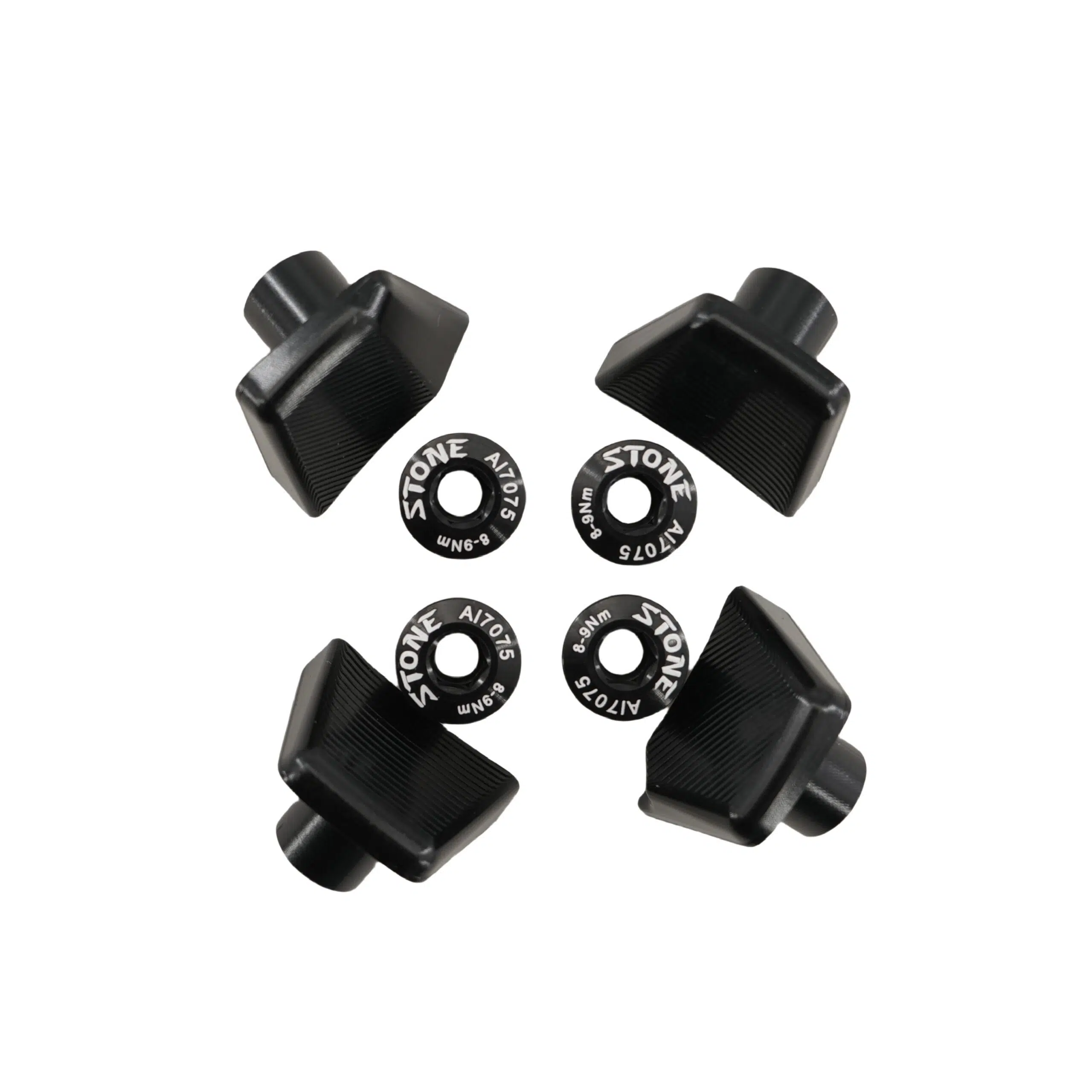 STONE Chainring Decoration Bolts Covers for SRAM Force 107BCD 12-Speed Crankset Road Bike Decor Caps for Force Double Chainrings Only