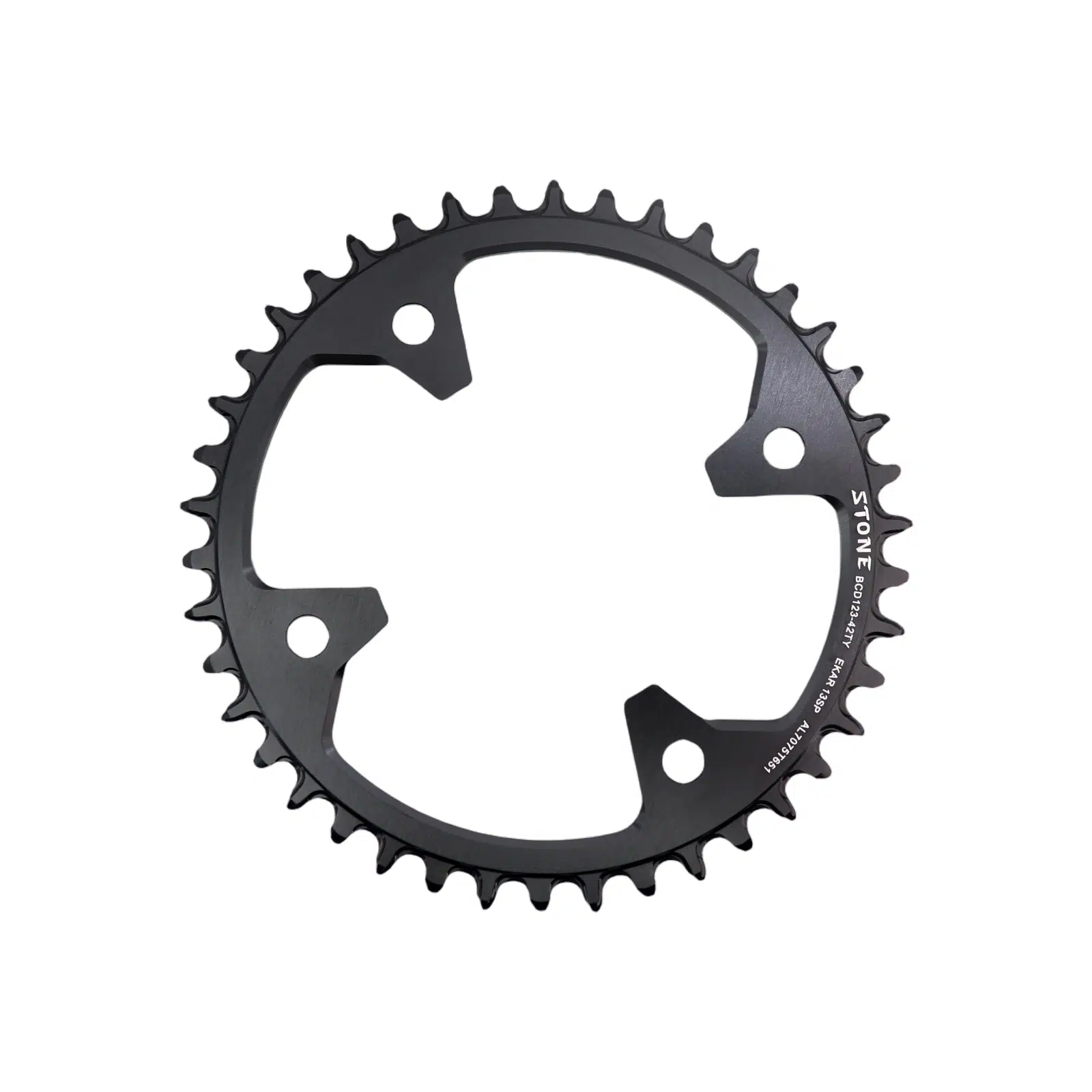 Stone 123BCD Bike Chainring Round for Campagnolo for Ekar Crank Gravel Road 1×13 Crankset for CP 13 Speed C13 Chain
