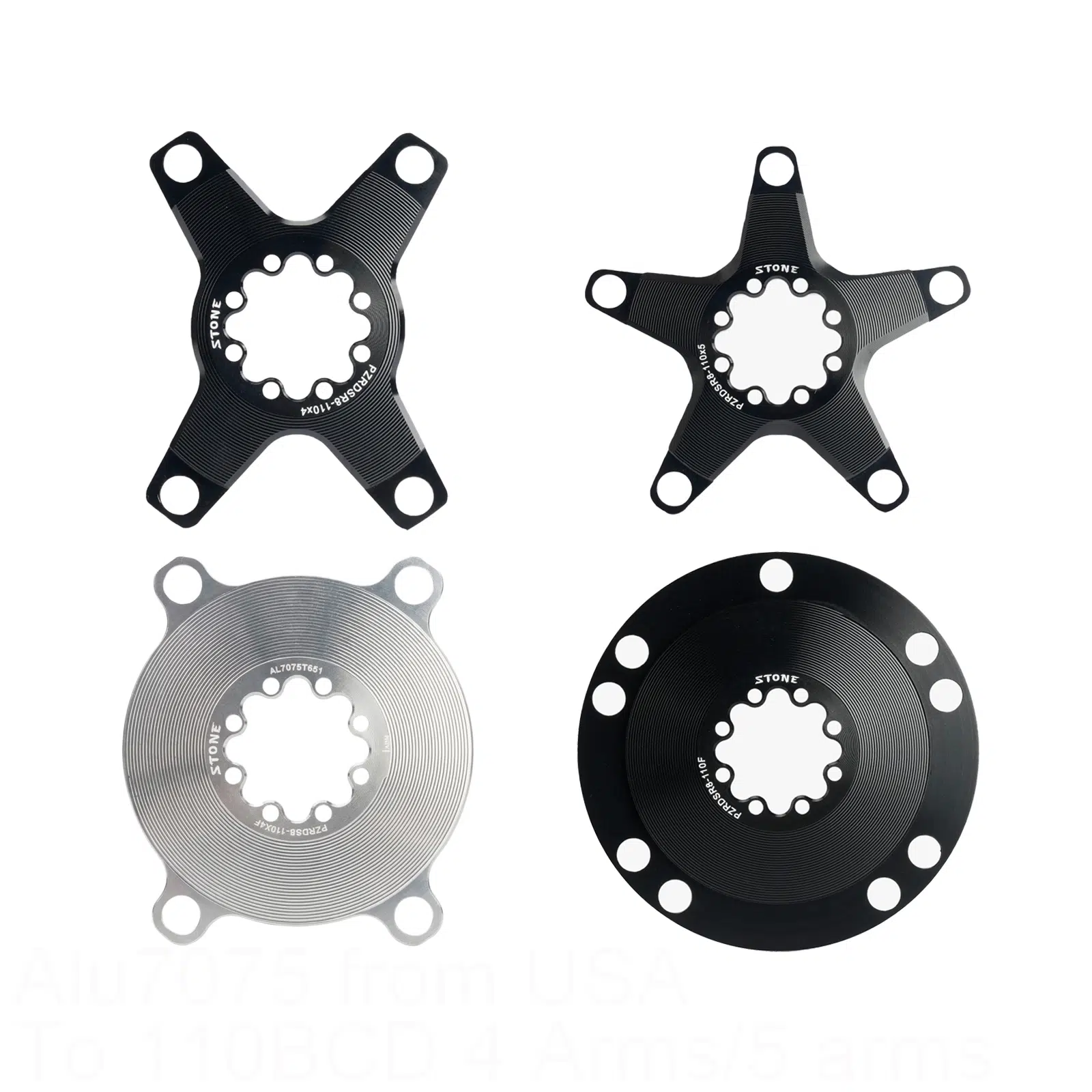 Stone AXS Chainring Adapter Converter Spider 110BCD for Sram Force