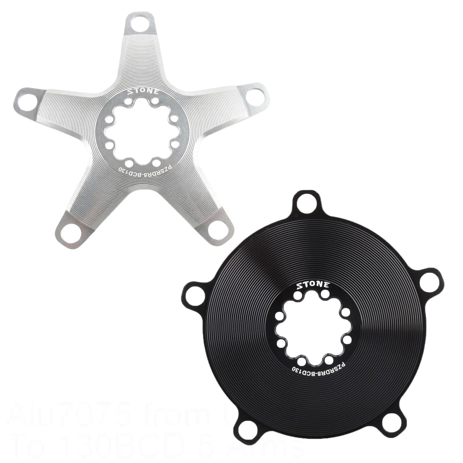 Stone チェーンリングアダプターコンバーター スパイダー 130 BCD Sram