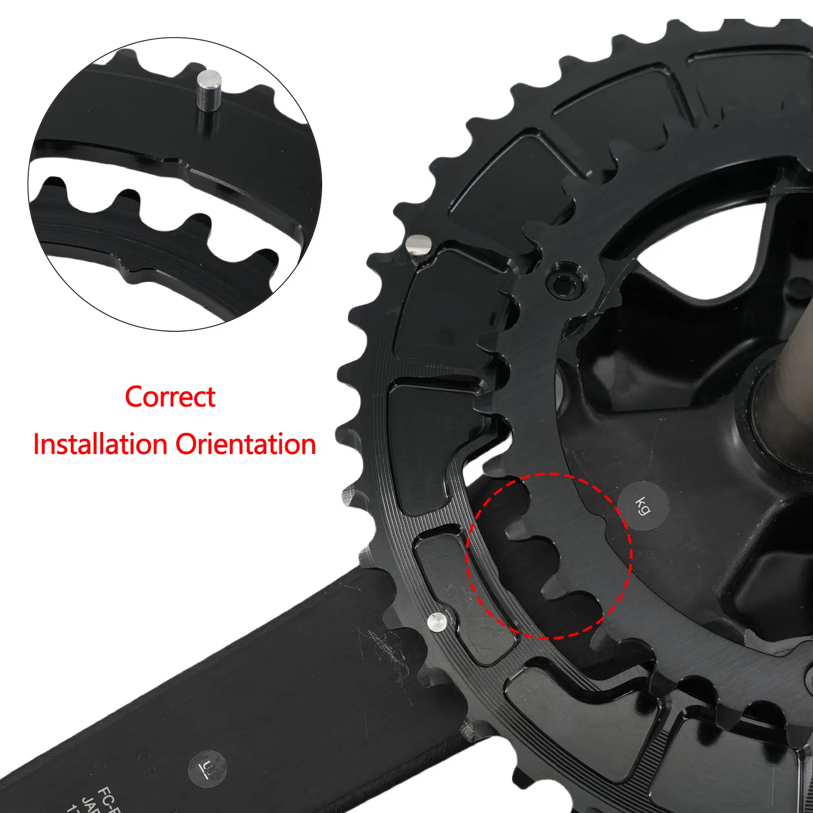 Stone 110bcd Round Double Chainring Aero for Shimano 105 R7100 UT R8100 DA R9200 Di2 Road Bike 58 55 52 36T 53 39 54 40 50 34 48 46