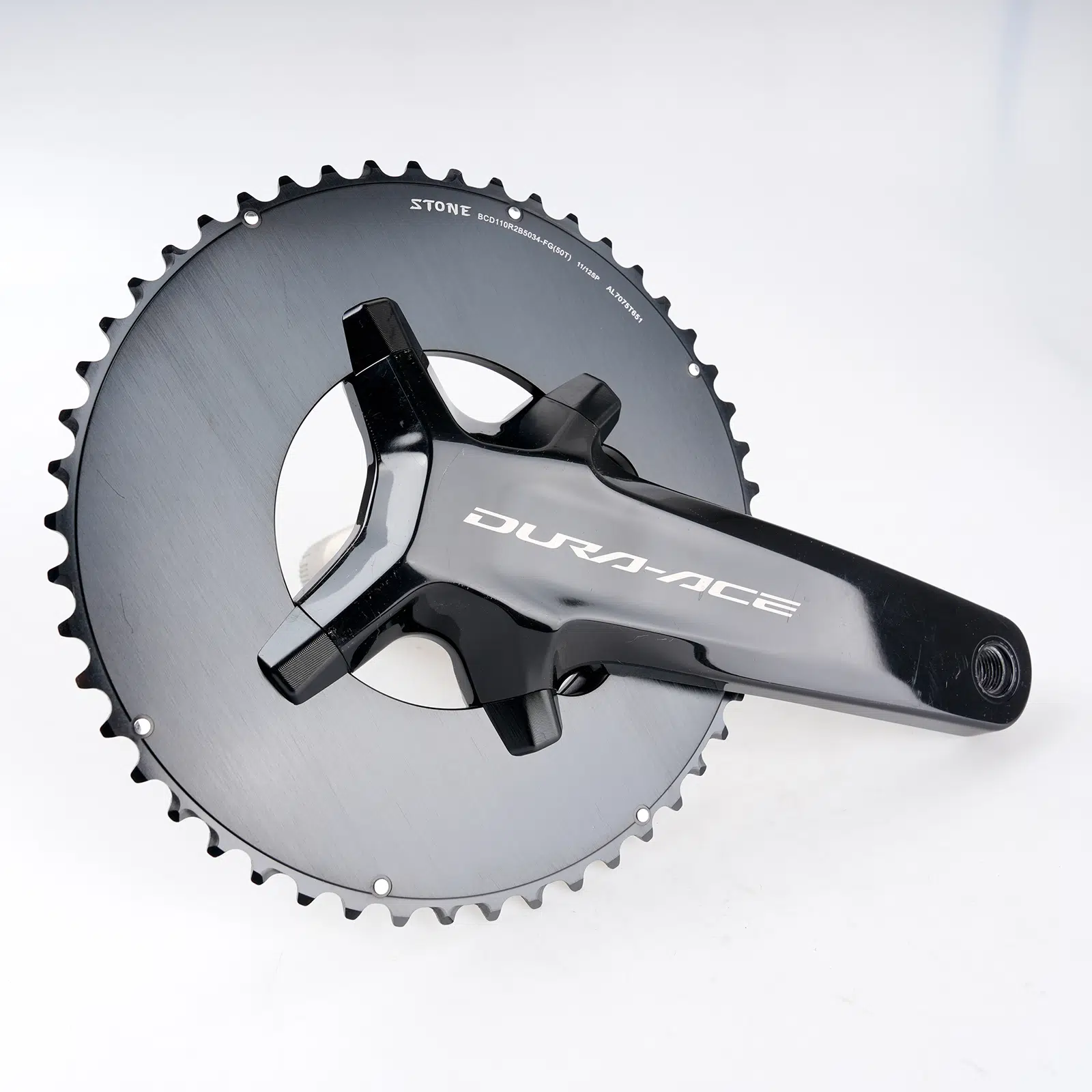 Stone 110bcd Round Double Chainring Aero for Shimano 105 R7100 UT R8100 DA R9200 Di2 Road Bike 58 55 52 36T 53 39 54 40 50 34 48 46