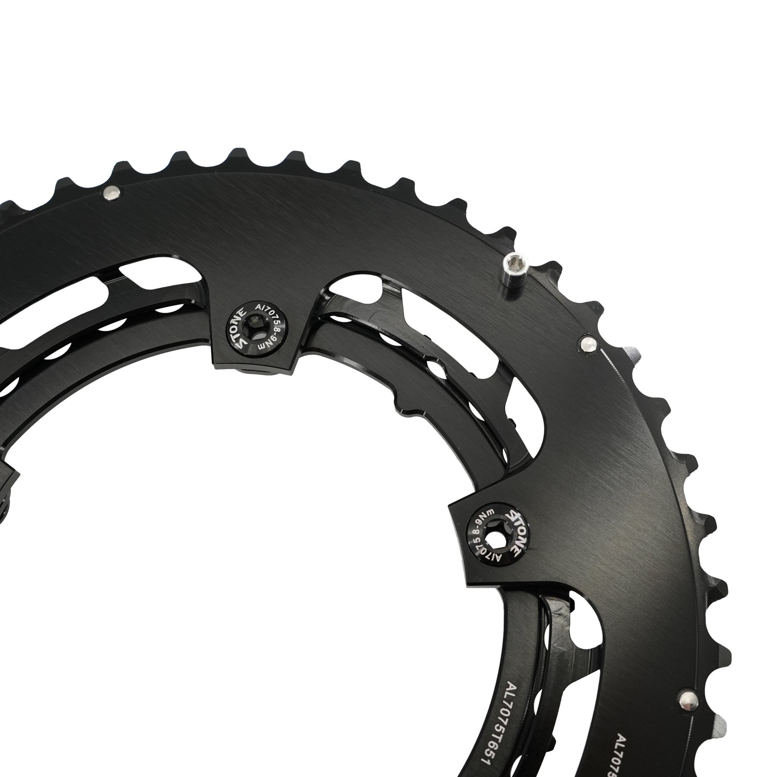 Stone 110bcd Round Double Chainring 5 bolts for 12S AXS Flattop Chain ...