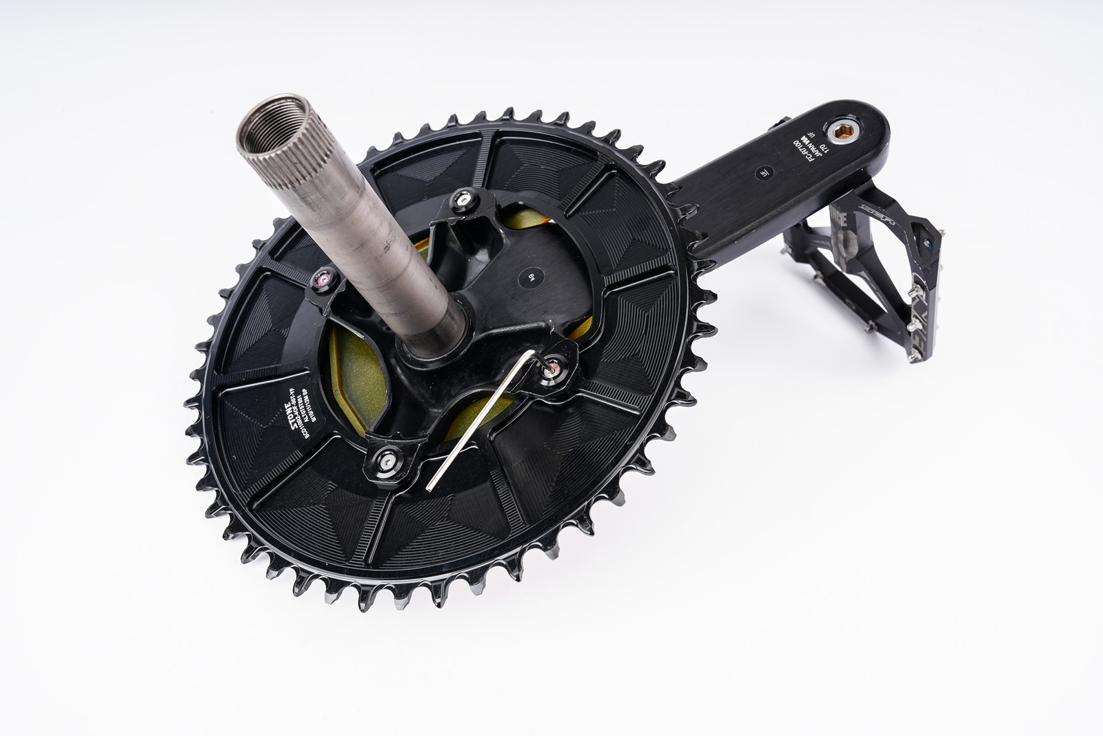 STONE road bike crank Cover aerodynamics for shimano R7100 Crankset Full Aero Cover