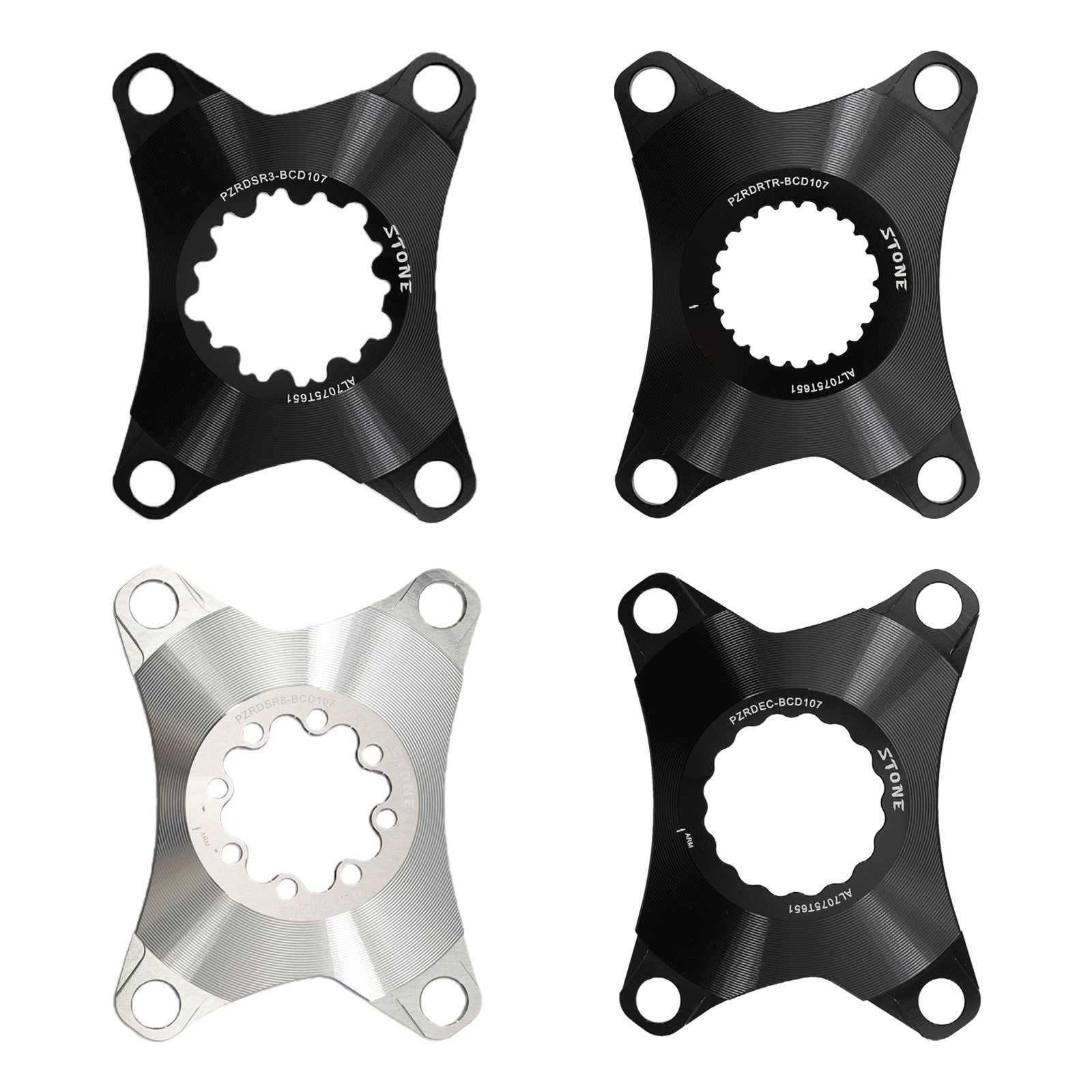メモリー shin STONE chainring spider for 107BCD double chainring FORCE RIVAL axs