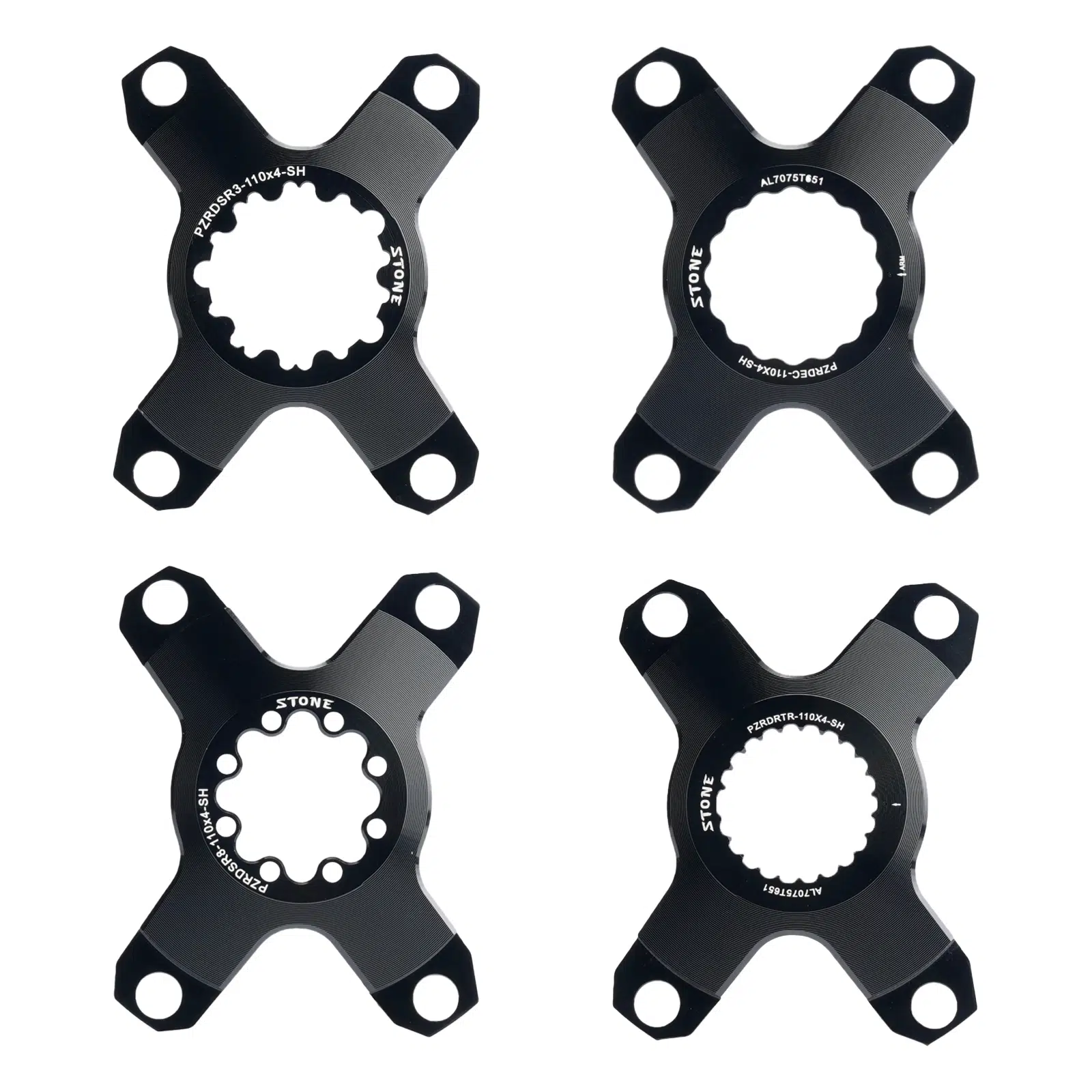STONE chainring spider 110bcd 4 arms widen style for shimano chainring 12speed ec90 easton rotor aldhu axs force rival sram 3 bolts R7100 R8100 R9200 XPLR 12s 13s