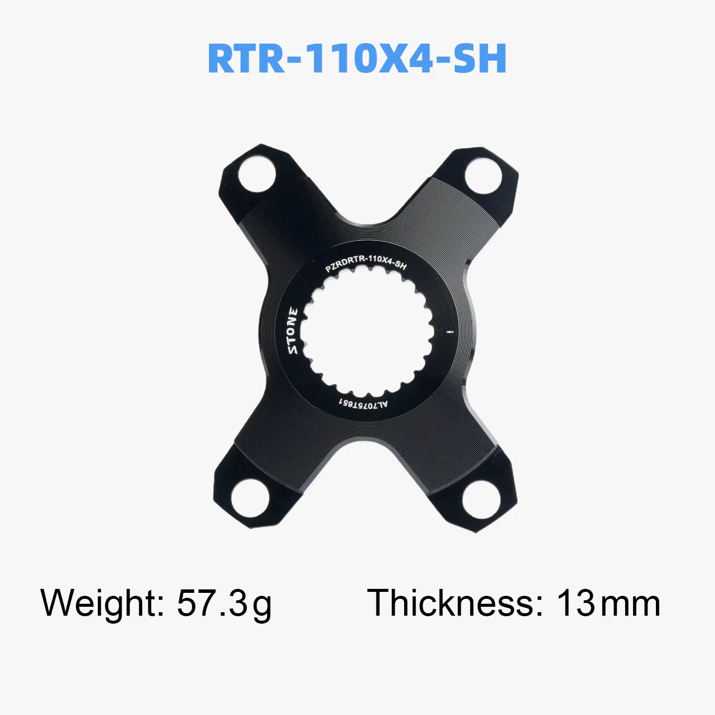 STONE chainring spider 110bcd 4 arms widen style for shimano chainring 12speed ec90 easton rotor aldhu axs force rival sram 3 bolts R7100 R8100 R9200  XPLR 12s 13s