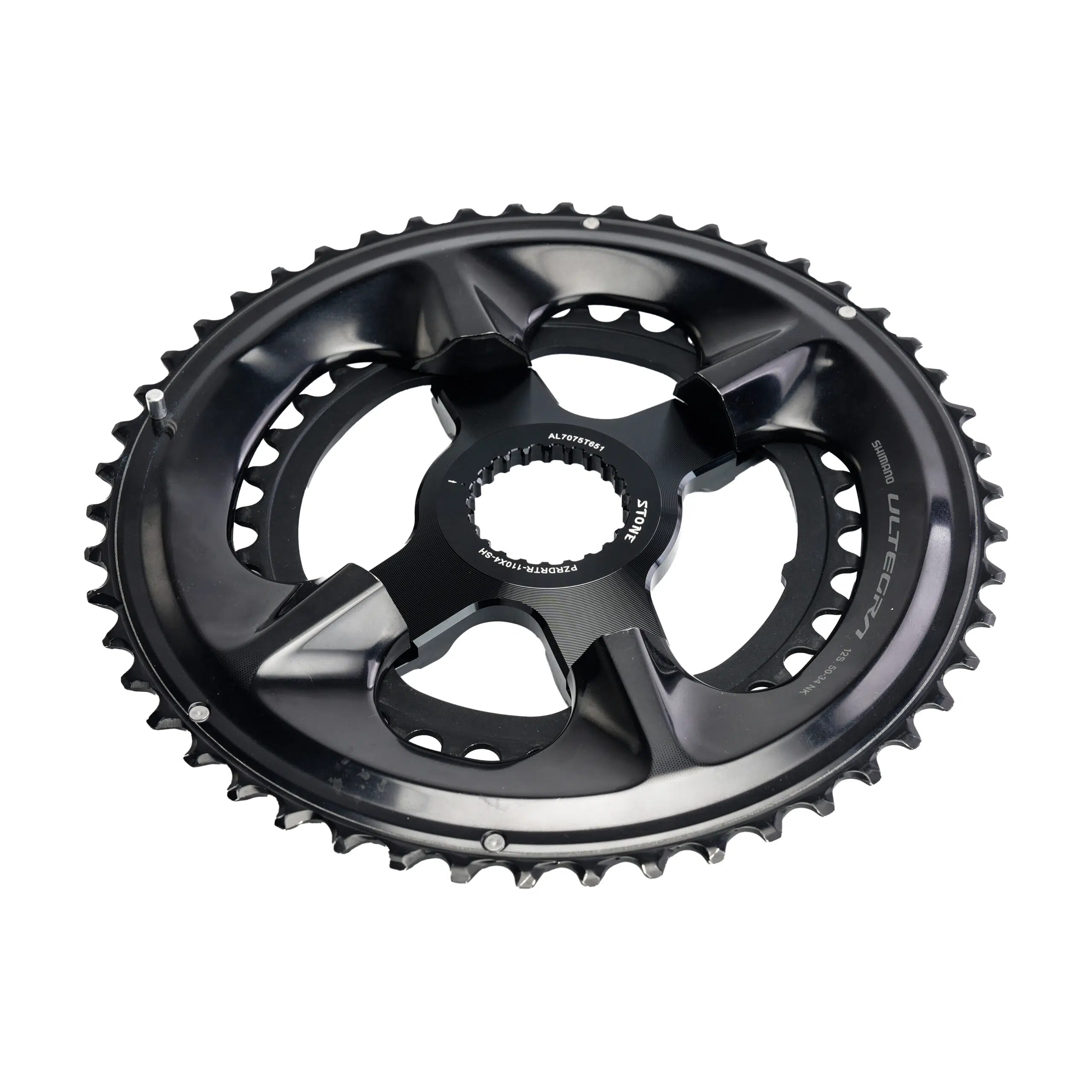 STONE chainring spider 110bcd 4 arms widen style for shimano chainring 12speed ec90 easton rotor aldhu axs force rival sram 3 bolts R7100 R8100 R9200  XPLR 12s 13s