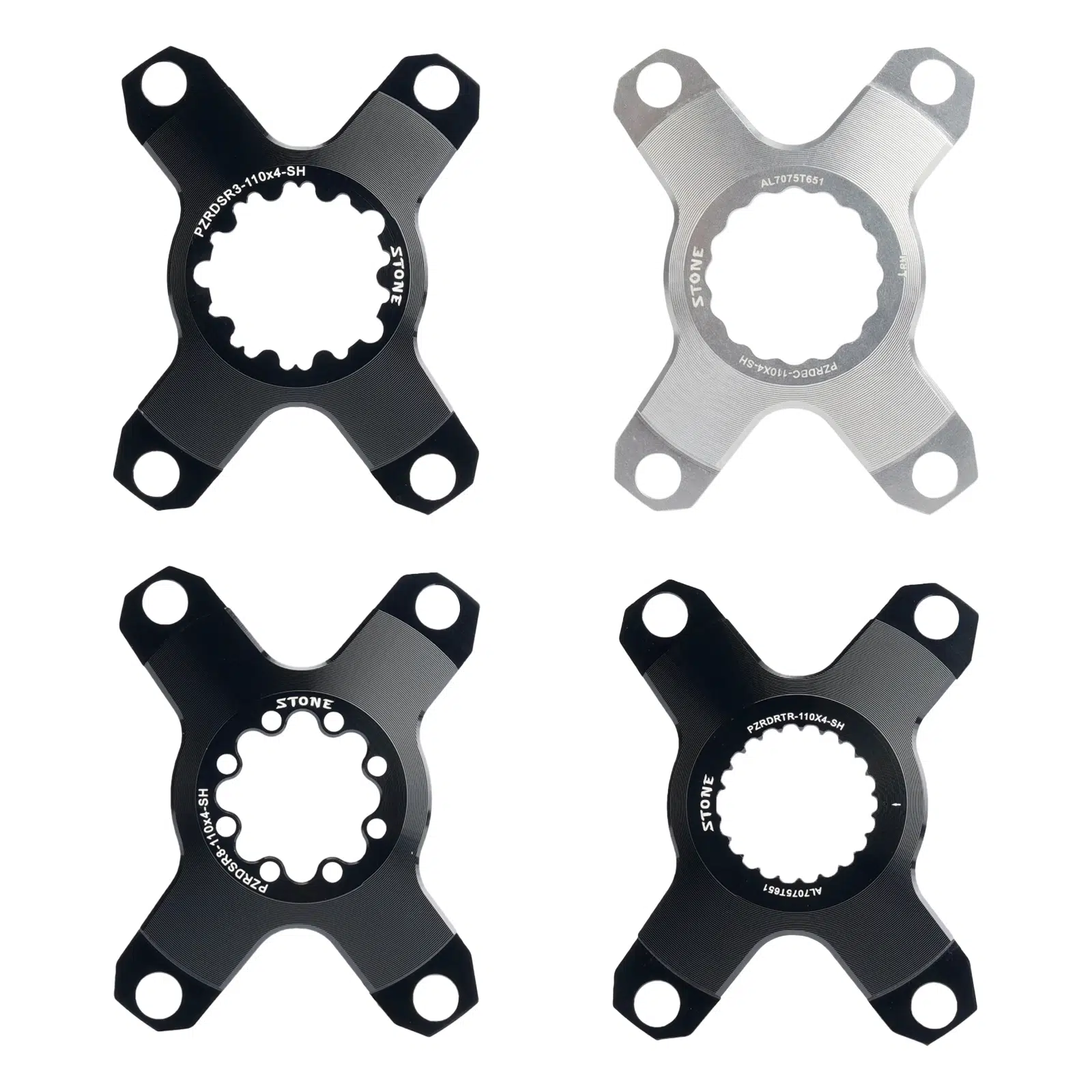 STONE chainring spider 110bcd 4 arms widen style for shimano