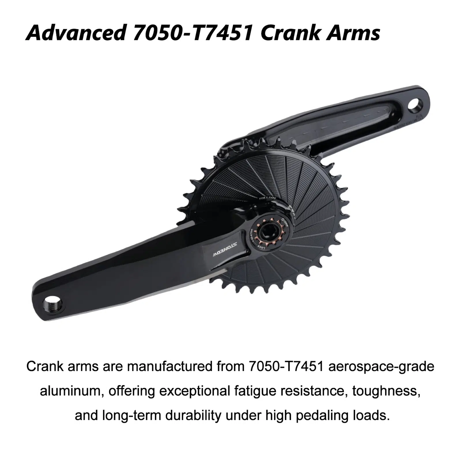 Stone MTB Bike Crankset 28.99mm DUB 8 Bolts Pins Alu 7050-T7451 150 155 160 165 170 175mm Crank for AXS T-type flattop XX1 29mm bike STONEDW XPLR 12s 13s