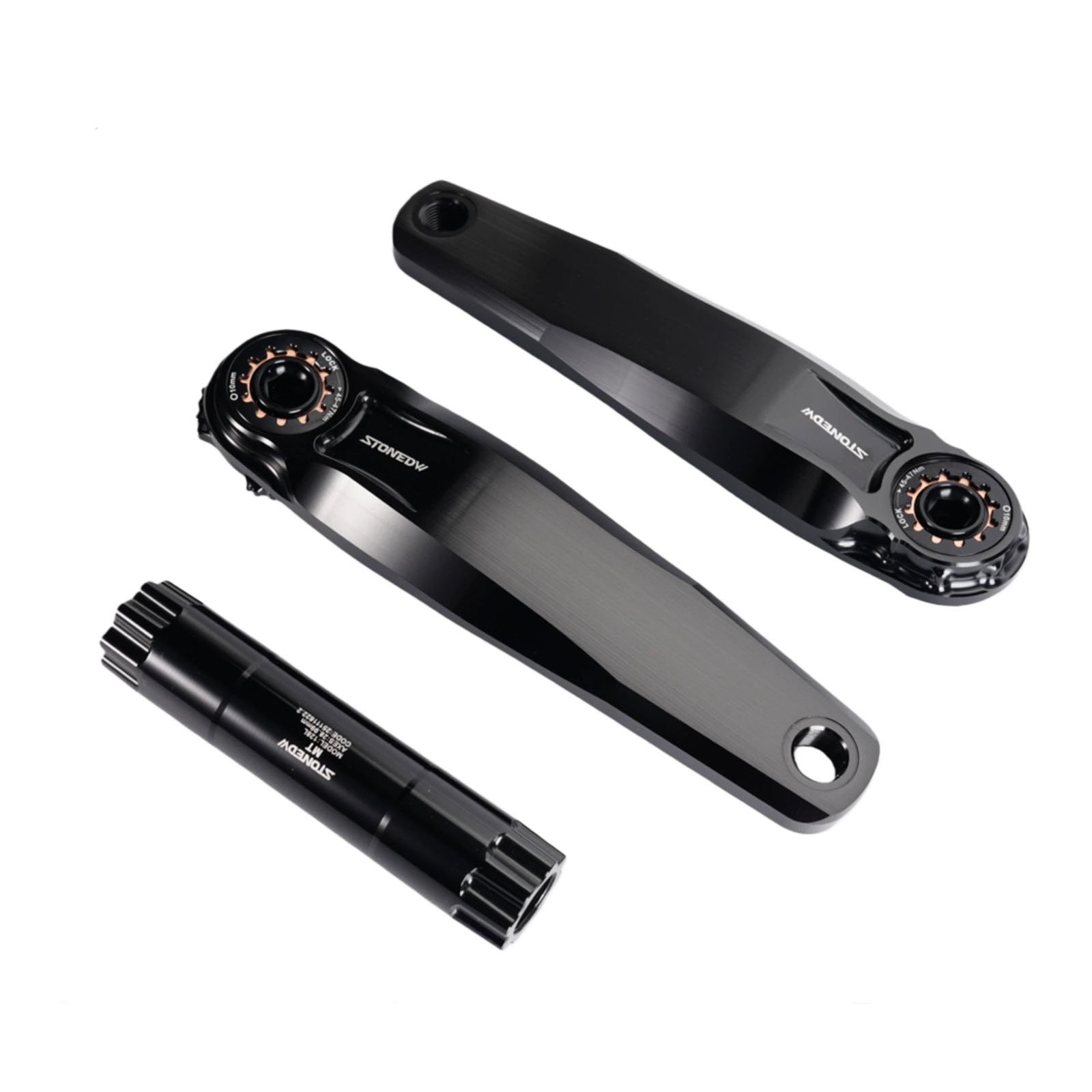 Stone MTB Crankset 29mm DUB 8-Bolt Direct Mount Aluminum 7050-T7451 Crank for SRAM AXS T-Type XX1 XPLR 12s 13s 150 155 160 165 170 175mm STONEDW