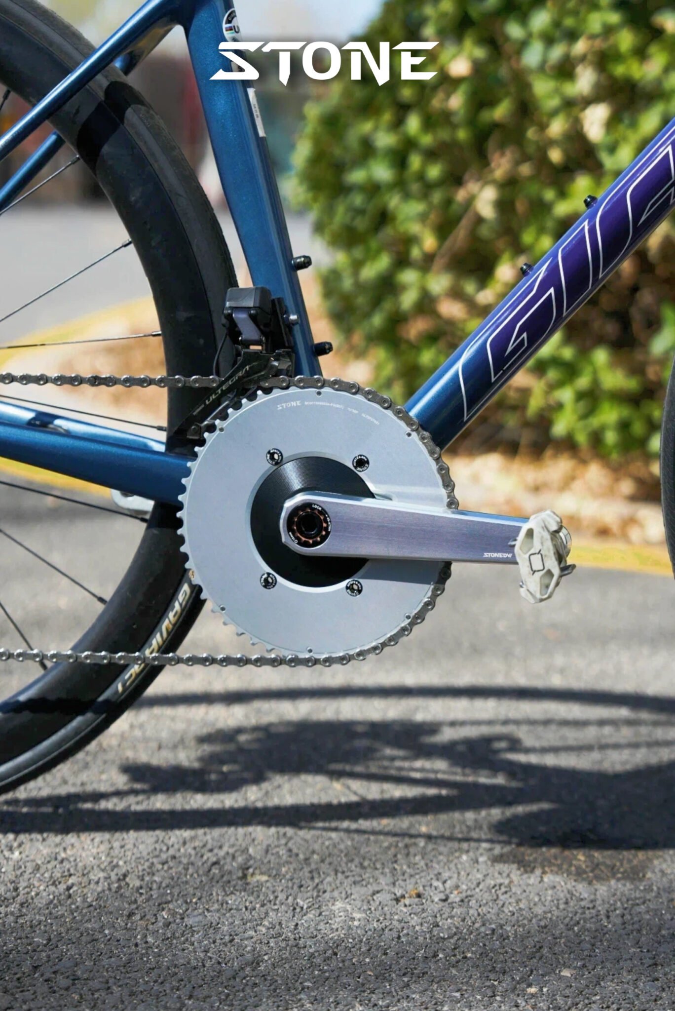 STONE Road Bike 3-Bolt Crankset | CNC Aluminum Racing Crank Arms | 7075 / 7050 Alloy | 155–175mm DUB 29mm FC-RD003 gravel bike