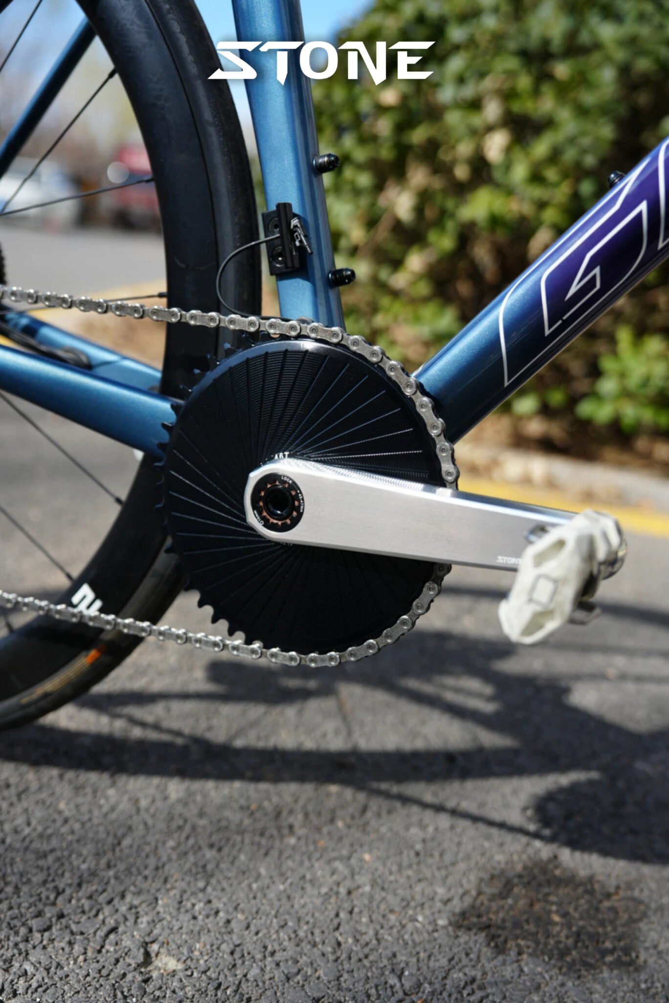 STONE Road Bike 3-Bolt Crankset | CNC Aluminum Racing Crank Arms | 7075 / 7050 Alloy | 155–175mm DUB 29mm FC-RD003 gravel bike