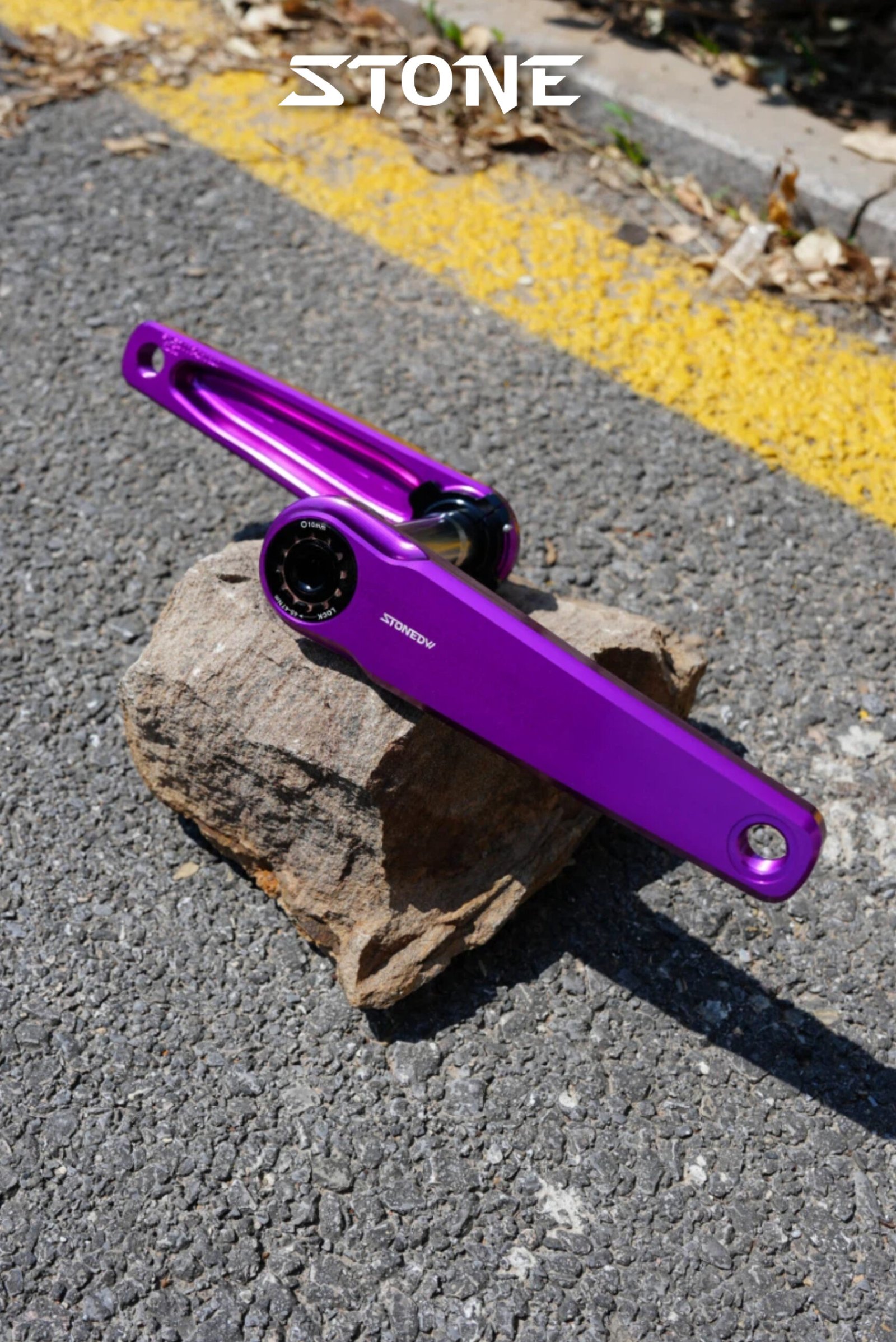 STONE FC-RD005 Road Crankset – Easton Direct-Mount, 7050 Aluminum, TC4 Titanium