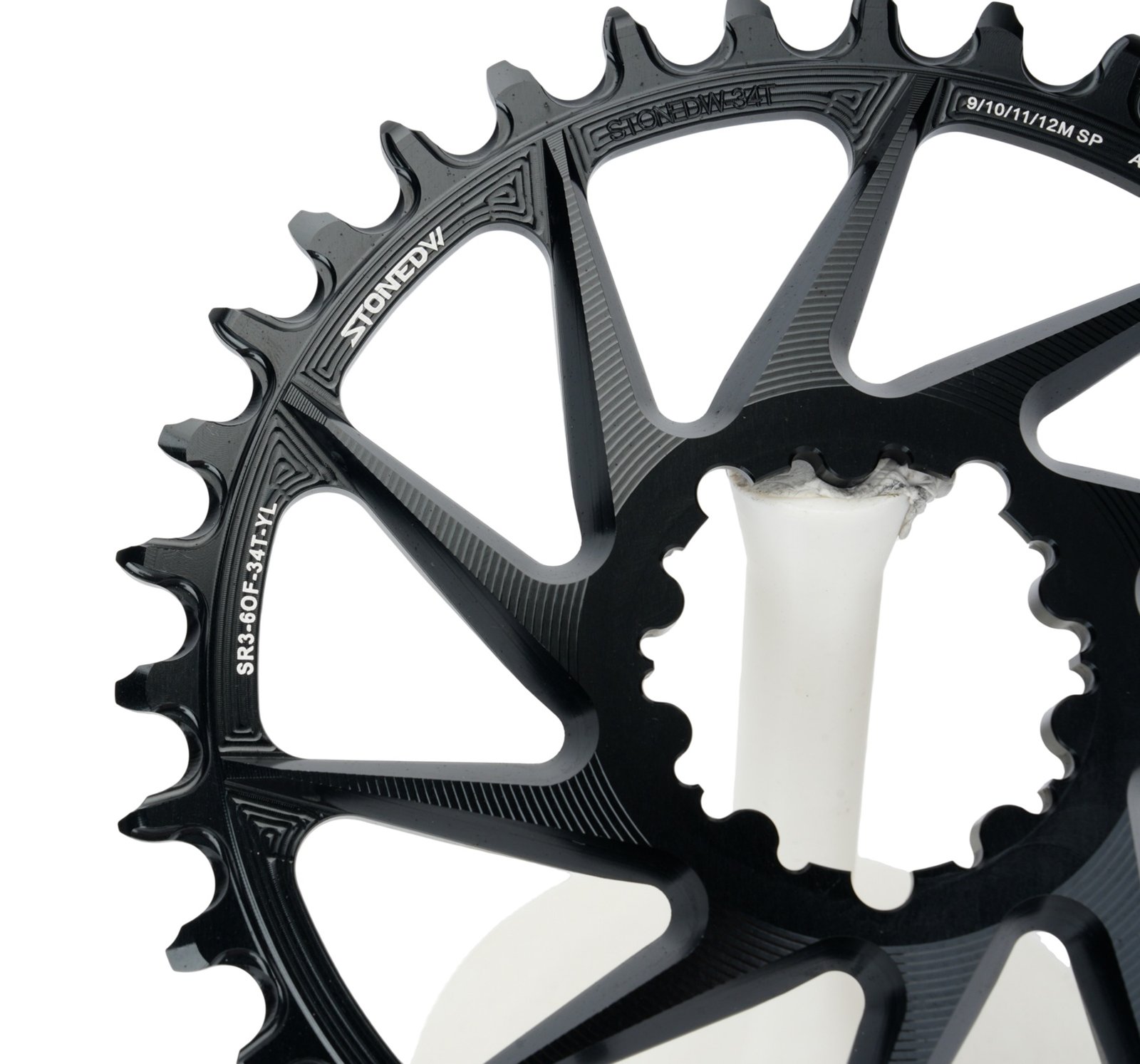 STONE Direct Mount Chainring 6mm offset 3 bolts interface GXP Narrow-Wide Single Chainring for MTB & Gravel Bike (26T-40T)