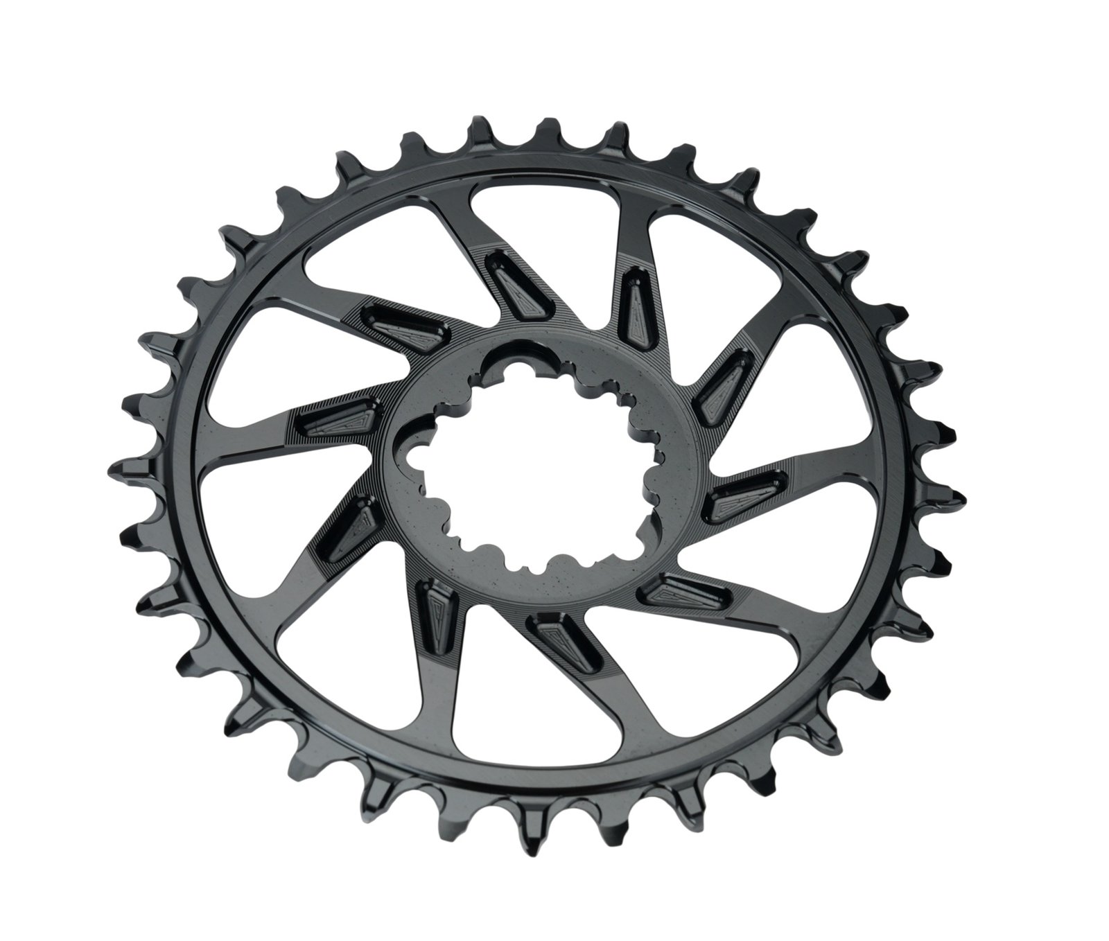 STONE Direct Mount Chainring 6mm offset 3 bolts interface GXP Narrow-Wide Single Chainring for MTB & Gravel Bike (26T-40T)