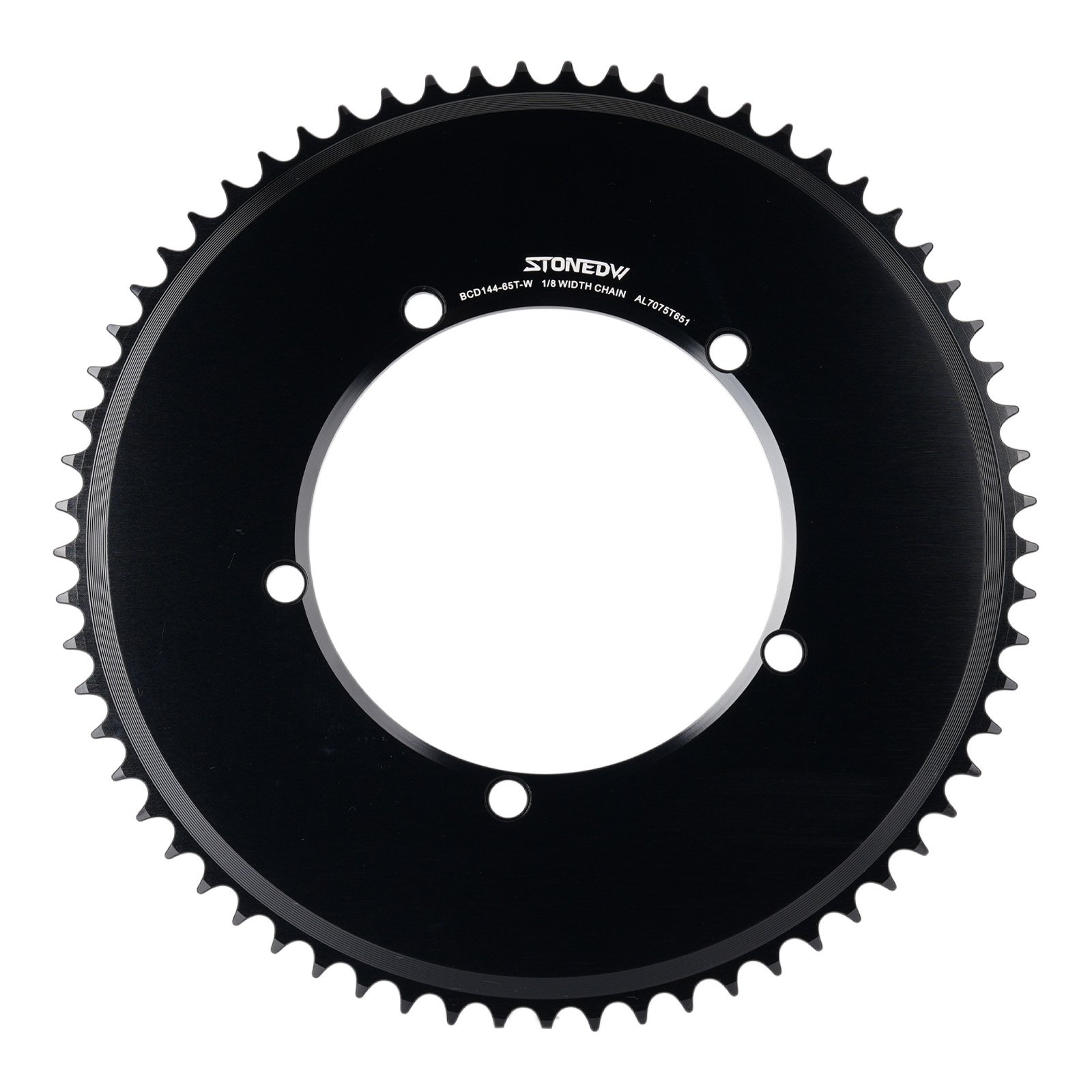 STONE 144bcd 60T-72T Fixed Gear Chainring 5mm thickness enhanced AL7075 T651 CNC Anodized Track Bike fixie Single Speed Chainwheel 1/8 Chain