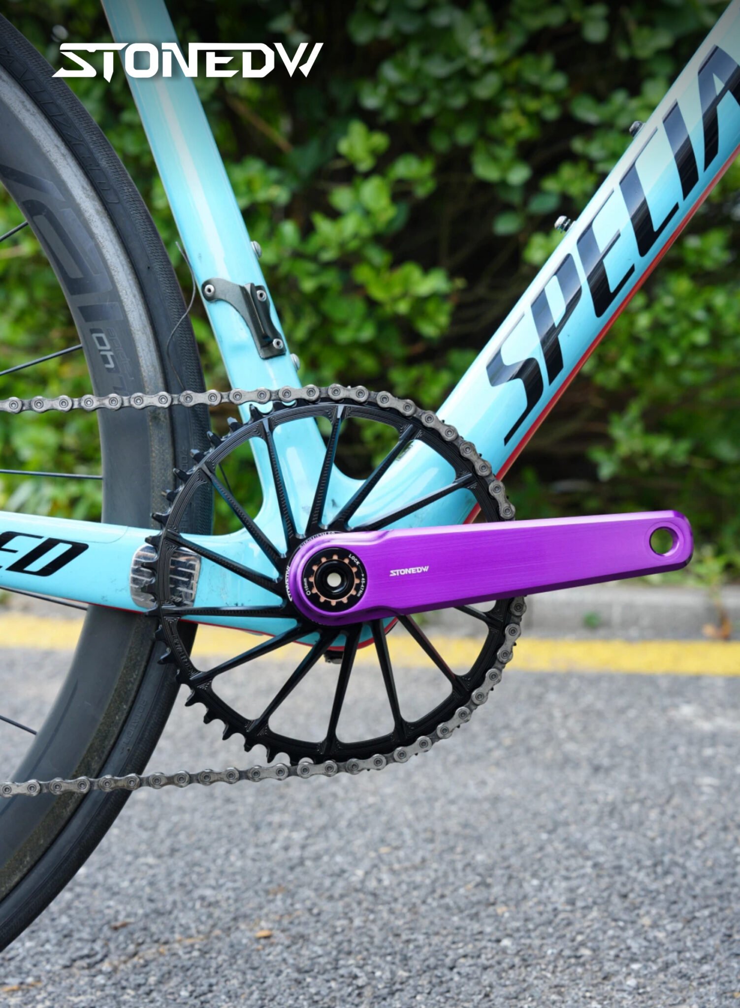 STONE Round Direct Mount Chainring 4mm Offset for Easton EC90 EC90SL CINCH Crankset Road Gravel Folding Bike 9 10 11 12 Speed 38T 40T 42T 46T 48T 50T 52T 54T 56T 58T