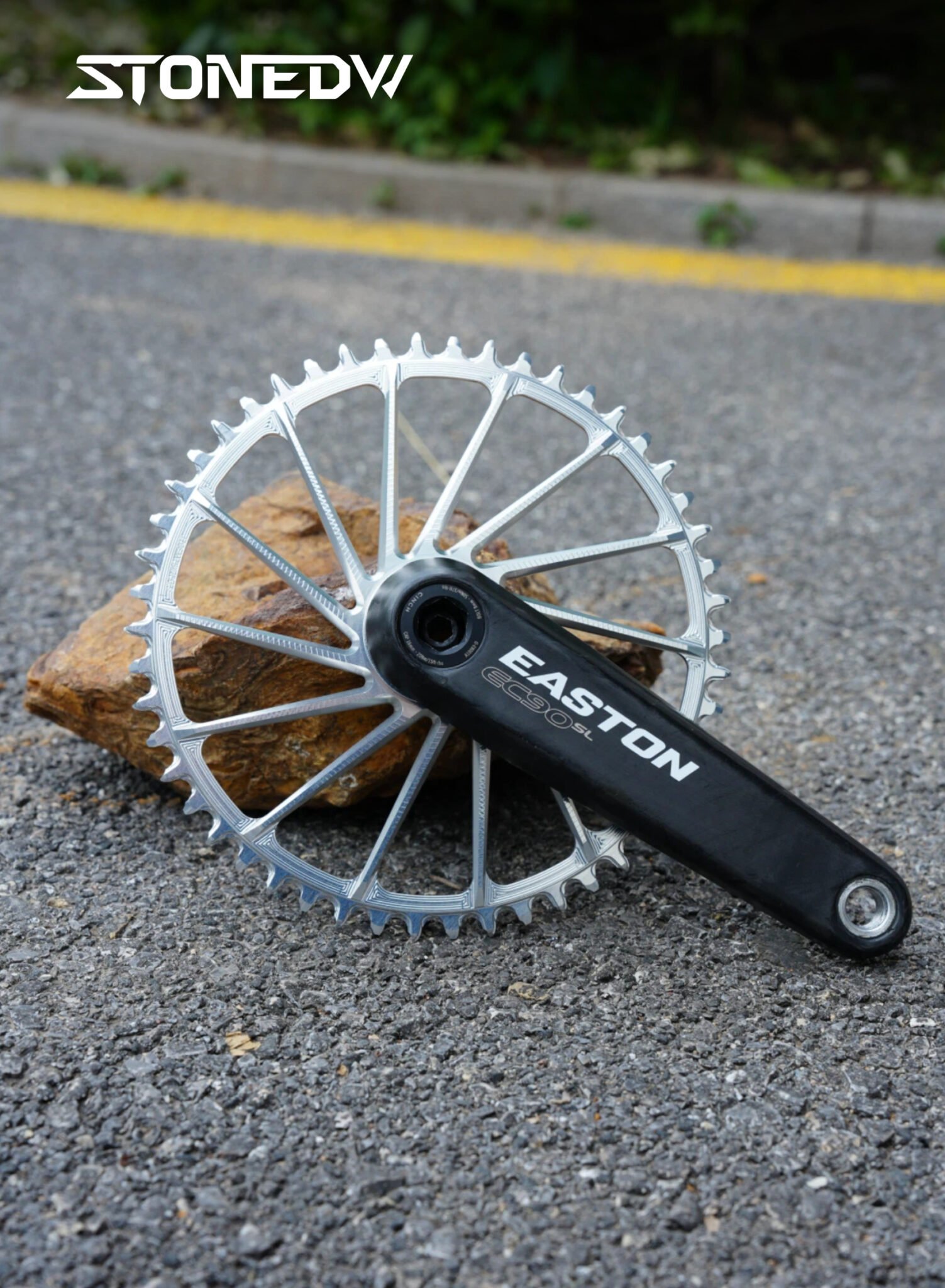 STONE Round Direct Mount Chainring 4mm Offset for Easton EC90 EC90SL CINCH Crankset Road Gravel Folding Bike 9 10 11 12 Speed 38T 40T 42T 46T 48T 50T 52T 54T 56T 58T