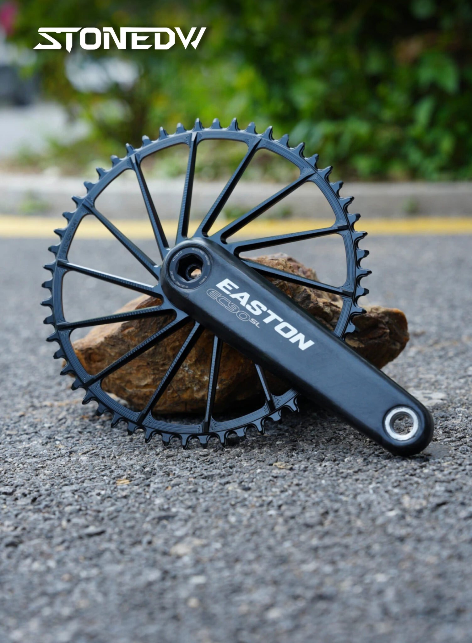 STONE Round Direct Mount Chainring 4mm Offset for Easton EC90 EC90SL CINCH Crankset Road Gravel Folding Bike 9 10 11 12 Speed 38T 40T 42T 46T 48T 50T 52T 54T 56T 58T